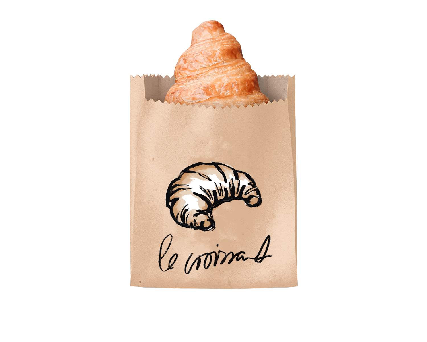 Le Croissant Croissant Verpackung