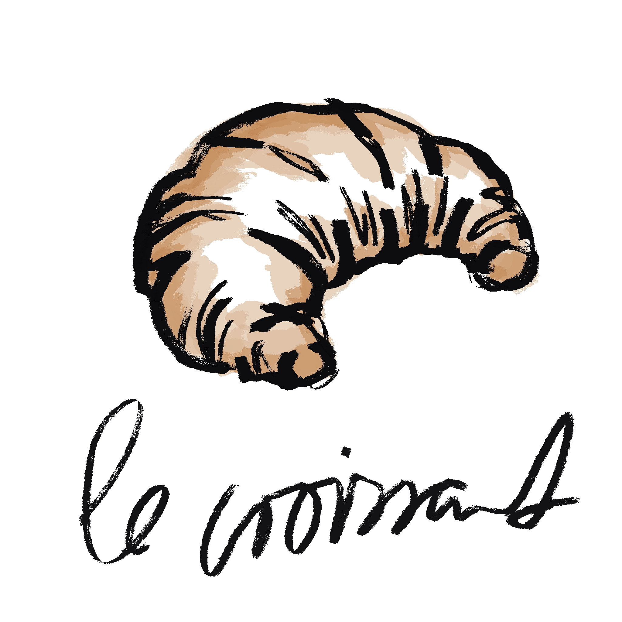 Le Croissant Branding Hero Image