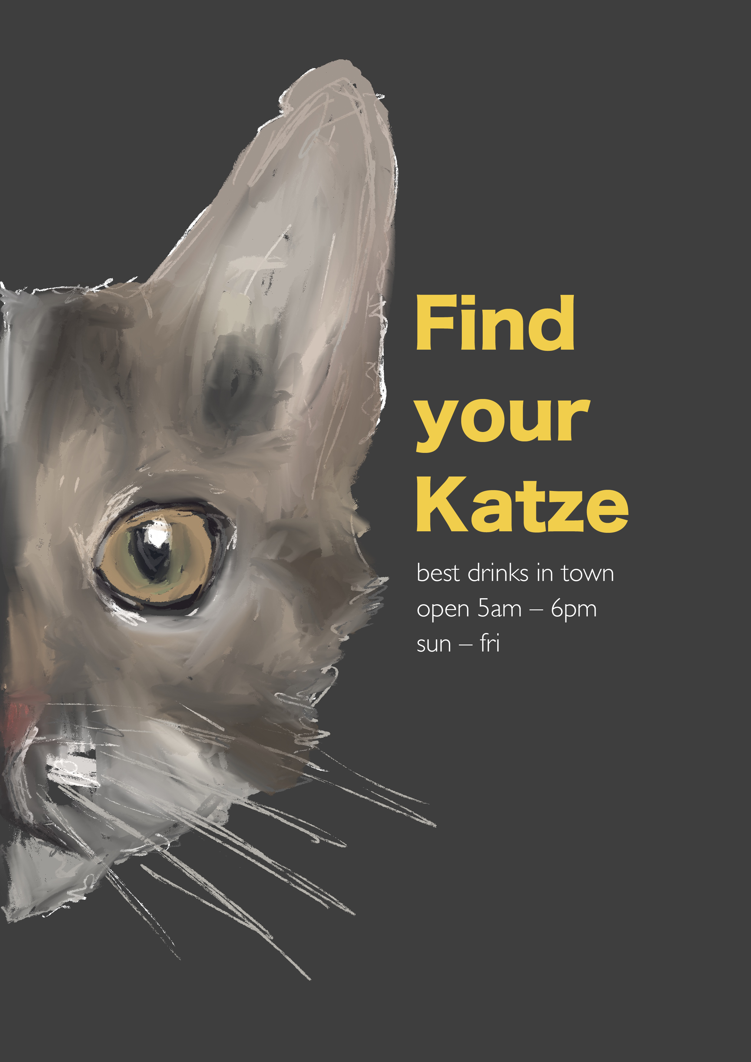 Katze Plakat