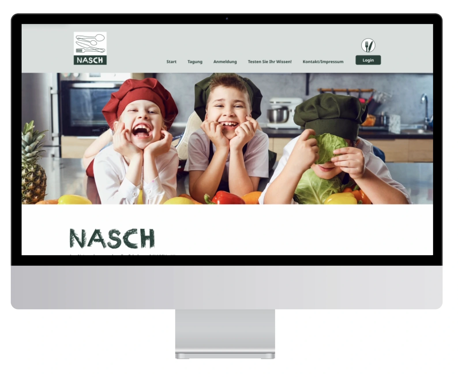 Nasch Webdesign - Food-Sharing Website von Sonja Hörst Hamburg